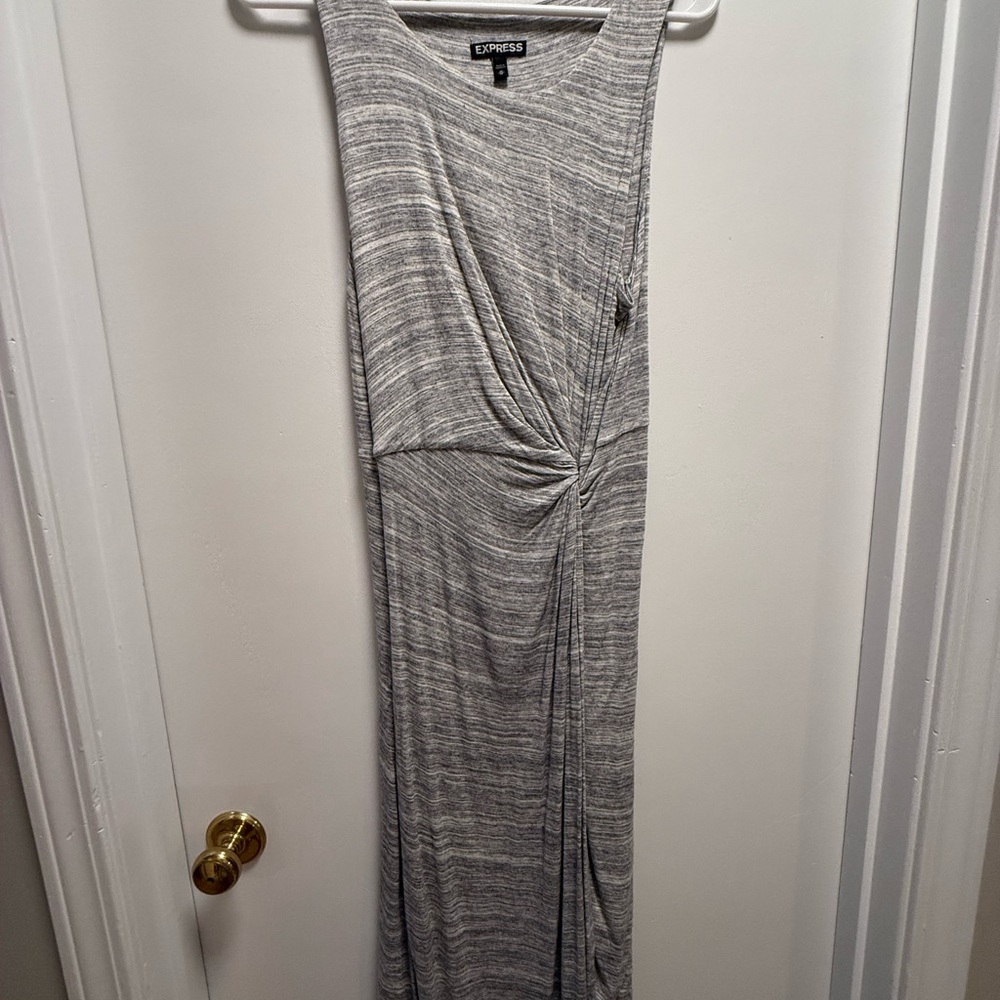 Express Gray Sleeveless Dress